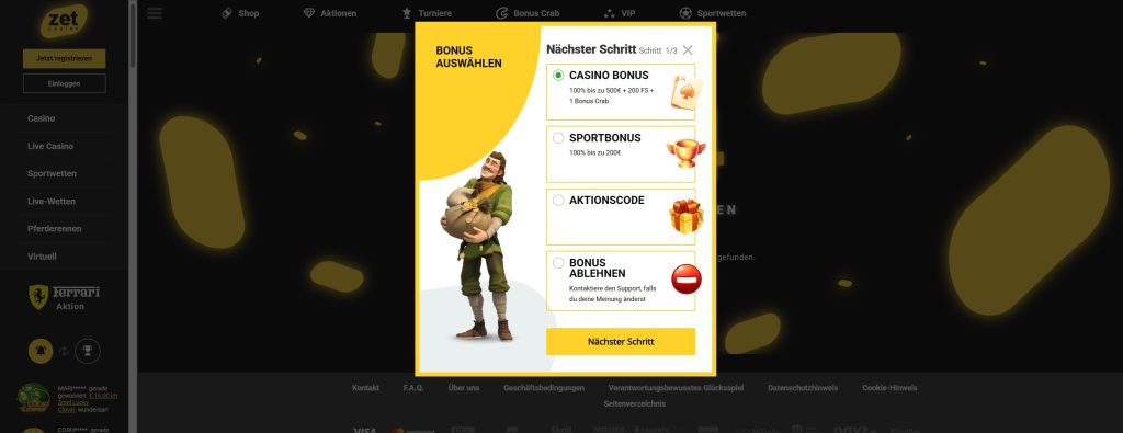 Zet-Casino-registration